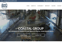 Tablet Screenshot of coastalcasting.com